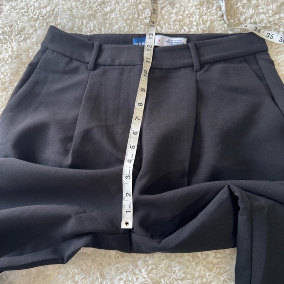 Old Navy High-Waisted Taylor Wide-Leg Trouser Pants Black 2025 - Picture 8 of 16